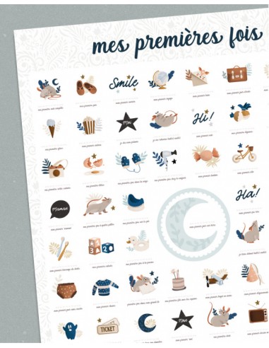 Affiche Mes premières fois Souris Cobalt