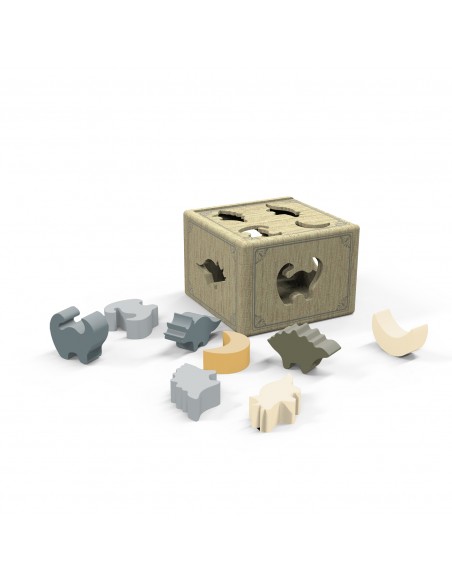 Boîte à formes en bois Dino Konges Slojd