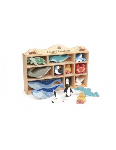 Set Animaux Marins en bois