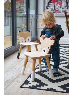Chaise en bois Raton Laveur pour enfant 2