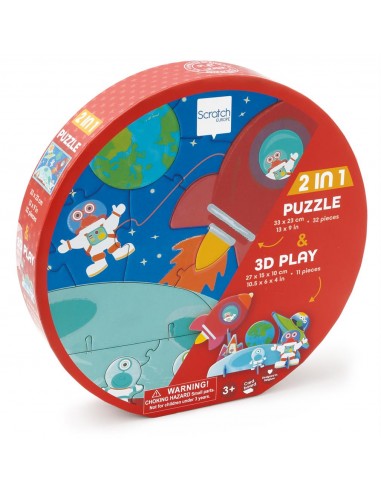 Puzzle Espace 2D et 3D