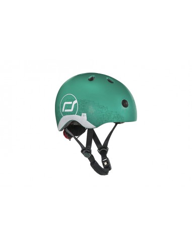 Casque de sécurité réfléchissant enfant vert forêt