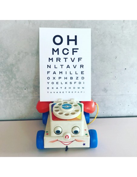 Annonce de grossesse originale - Test de vue