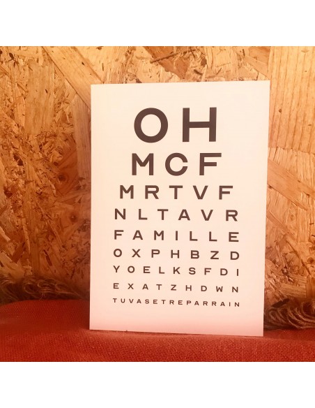 Annonce de grossesse originale - Test de vue