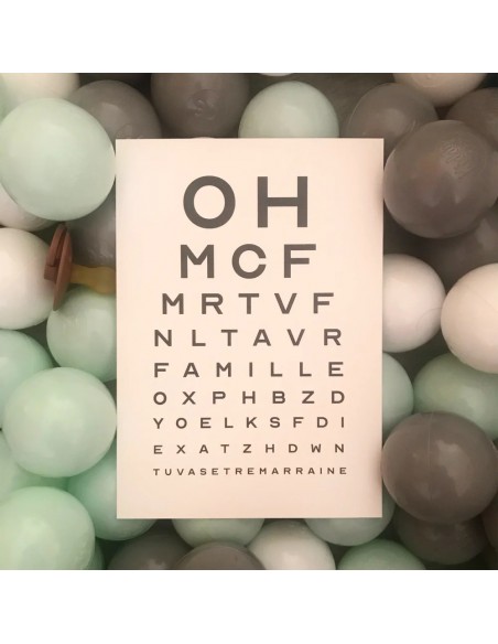 Annonce de grossesse originale - Test de vue