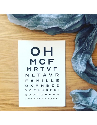 Annonce de grossesse originale - Test de vue