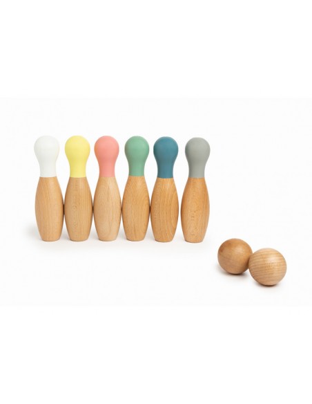 Jeu de Quilles en Bois