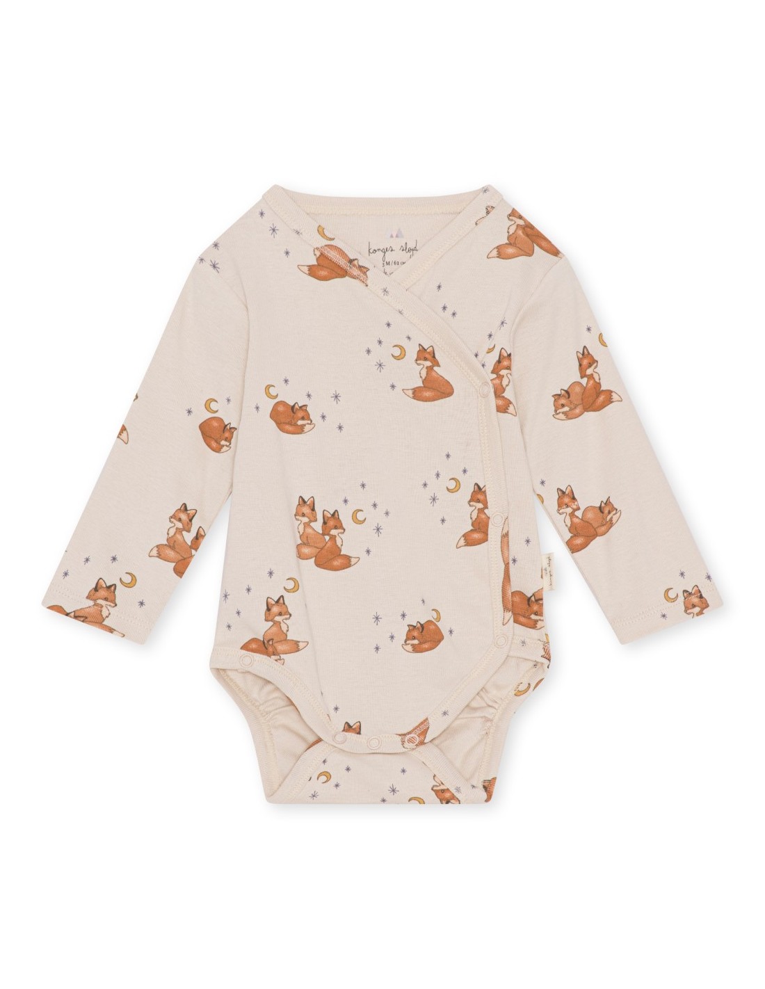Body crois manches longues en coton biologique Foxie