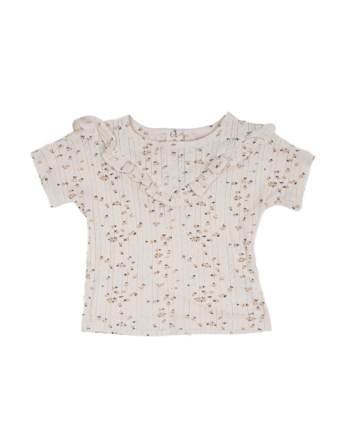 Ensemble T shirt Mary Bloom cru et Jupon Rose P le
