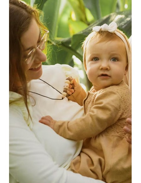 Collier d'allaitement - Collier de portage Vanille