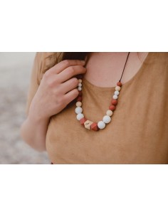 Collier d'allaitement - Collier de portage Lise Terracotta 2
