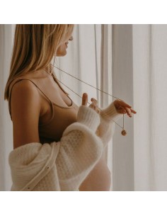 Bola de grossesse Fleur de Vie Or jaune 2