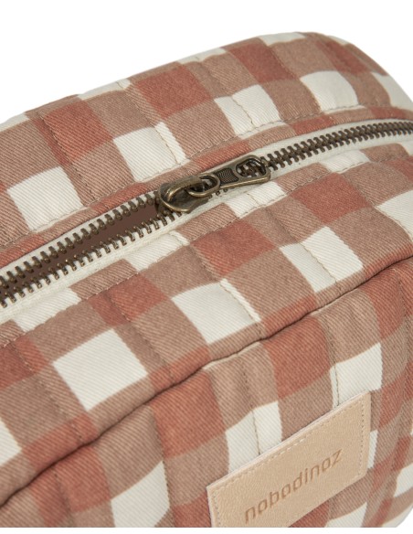 Trousse de toilette Hyde Park Terracotta Checks