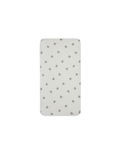 Drap housse en jersey de coton Rosehip 60x120cm 2