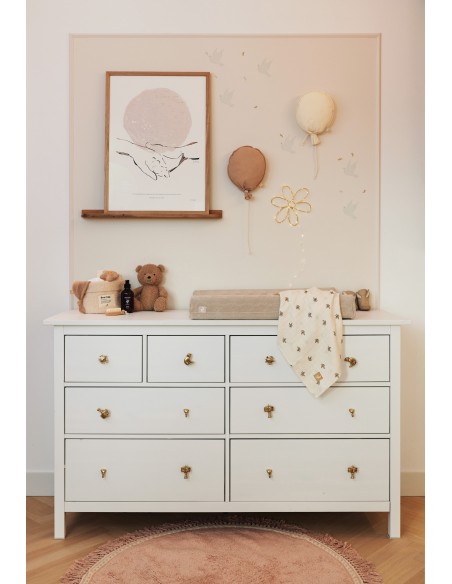 Décoration Ballon en toile écru