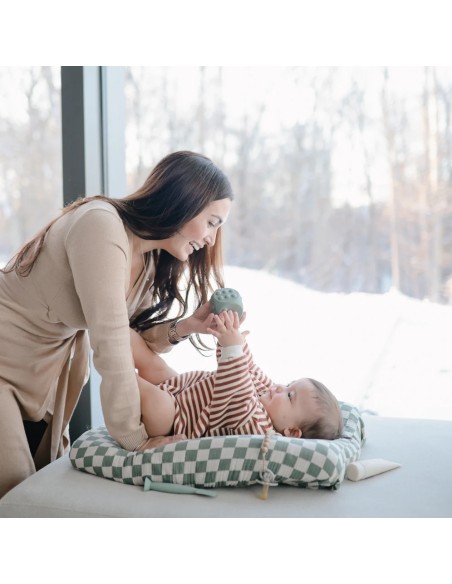 Jeu sensoriel Dés en Silicone Mushie