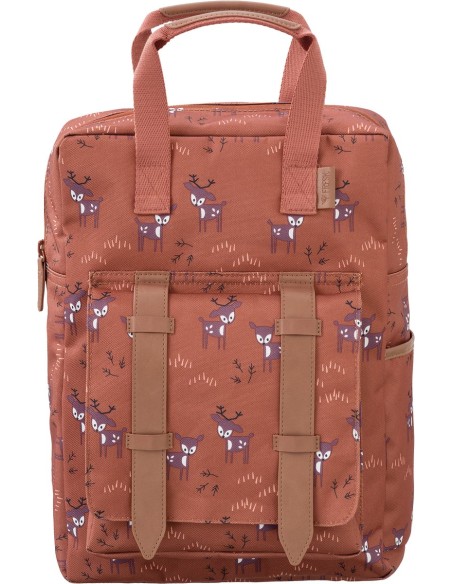 Grand Sac à dos enfant Faons Rouille