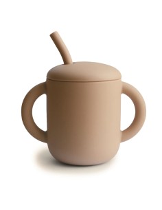 Gobelet d'apprentissage en silicone souple à anses avec...