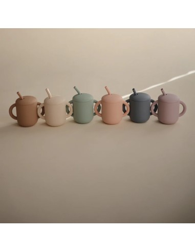 Gobelet d'apprentissage en silicone souple à...