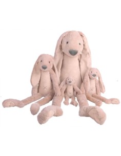 Grande peluche Lapin Richie Rose Old pink 2