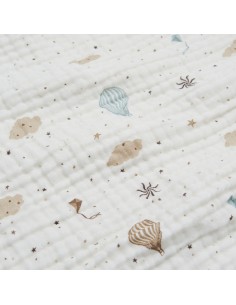 Lot de 3 Langes assortis Dreamland, Camel et Sable 2