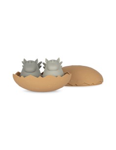 Set de jouets de bain Dino Egg Almond Mix