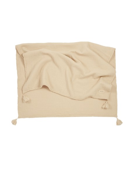 Couverture Wabi-Sabi Ginger en Coton Biologique 65 x 100cm