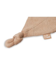 Doudou attache-tétine Feuille Biscuit 2