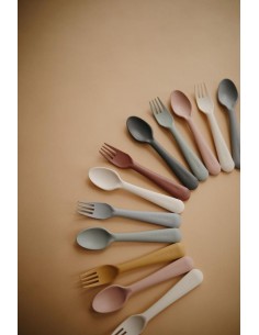 Set de couverts enfant Mushie Caramel