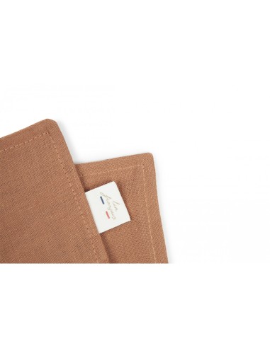 Protège-carnet de santé en Lin Noisette
