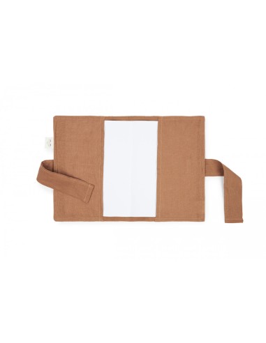 Protège-carnet de santé en Lin Noisette
