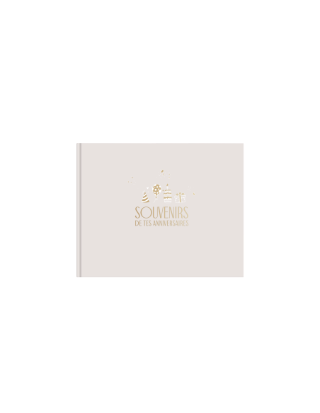 Livre Souvenirs de tes Anniversaires Zakuw