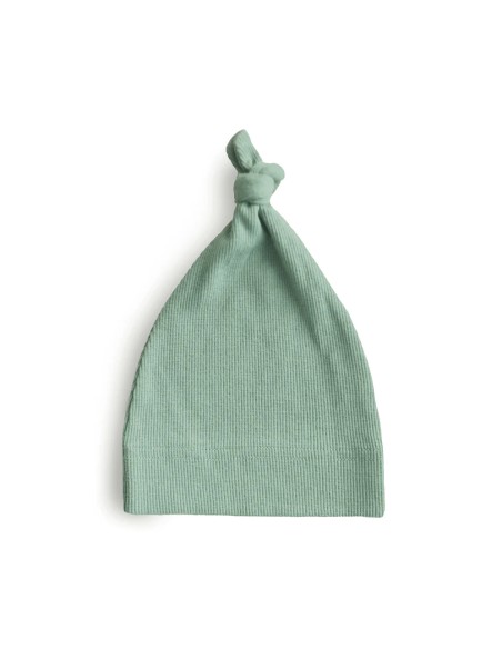 Bonnet de Naissance en Coton Biologique Vert Roman Green