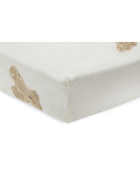 Drap housse en jersey de coton Teddy 60x120cm