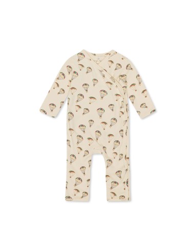 Combinaison Pyjama croisé en coton biologique Léviter