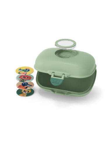 Boîte à Goûter Verte MonBento MB Gram Forest