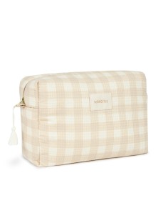 Trousse de Toilette Diva Nid d'Abeille Ivory Checks