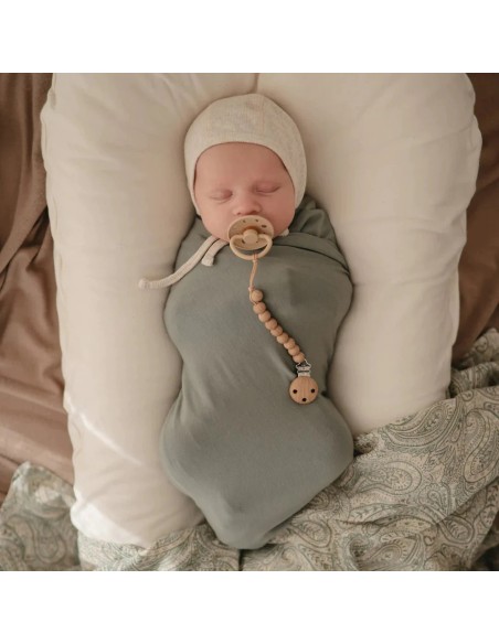 Attache tétine Hera en perles silicone Wood