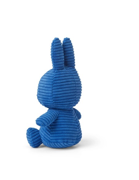 Peluche Miffy Velours Côtelé Bleu Cobalt
