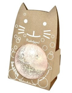 Ballon Pailleté Bulles Roses Chat 15 cm - Ratatam 2