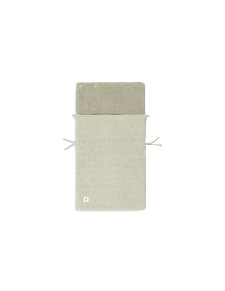 Nid d'ange Chancelière Vert Olive tricot Grain et polaire