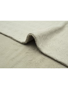 Couverture en maille tricotée Grain et polaire 75x100cm... 2