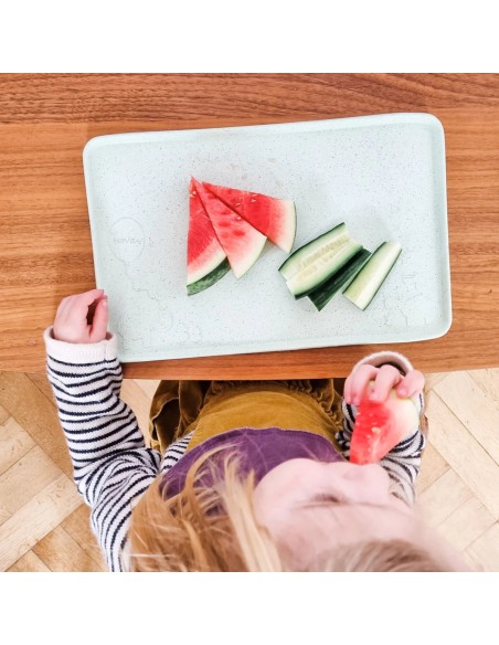 Set de table à rebords & ventouses en Caoutchouc Naturel