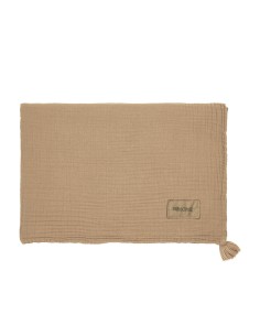 Couverture Wabi-Sabi Sesame Coton Lavé 65 x 100cm