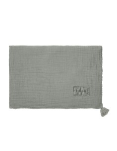 Couverture Wabi-Sabi Azure en Coton Biologique 65 x 100cm