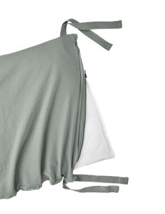 Tour de lit Wabi-Sabi Azure - Coton Lavé Coton Biologique 2