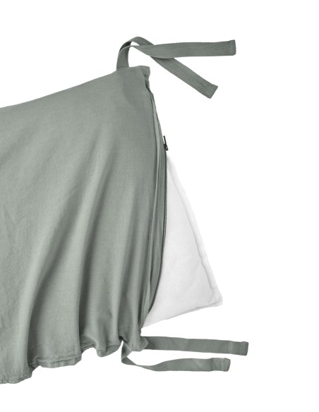 Tour de lit Wabi-Sabi Azure - Coton Lavé Coton Biologique