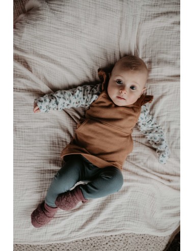 Ensemble Robe Sweat Vert Aquarel et Legging Vert