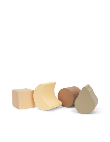 Boîte à formes en bois Moon Cloud Star Konges...