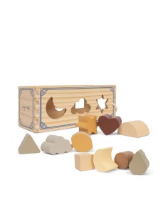 Boîte à formes en bois Moon Cloud Star Konges Slojd